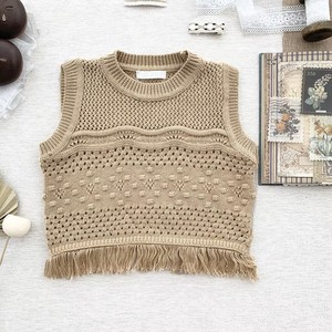 Automne nouveau-né tricoté sans manches pull gilet mignon infantile garçon <span class=keywords><strong>manteau</strong></span> court 0-3 ans bébé vêtements gilet - Product Image 6