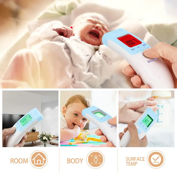 Thermomètres médicaux sans contact pour bébés et adultes