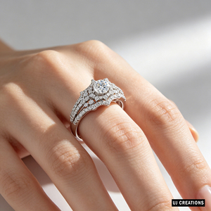 Personnalisé S925 | 10K | 14K | Bague de mariage en or massif 18 carats avec diamant brillant de 1,0 carat cultivé en laboratoire, qualité VVS-VS, certifiée IGI, pour les occasions spéciales - Product Image 3