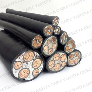 YJV 0.6/1KV <span class=keywords><strong>3</strong></span> + 1 <span class=keywords><strong>3</strong></span> + <span class=keywords><strong>2</strong></span> 4 + 1 <span class=keywords><strong>2</strong></span>-5 inti 1.5-400 persegi tegangan rendah Cross-lined tembaga/aluminium Core kabel listrik Massal - Product Image 1