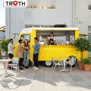 Chariots alimentaires personnalisés et remorques de camions à nourriture commerciaux entièrement équipés, remorques électriques mobiles économiques pour la vente de hot-dogs - Product Image 1