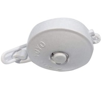 En Stock, crochet automatique rétractable pour plante de jardinage, plante Yoyo avec bouchon, blanc, lot de 12