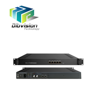Modulateur IP QAM 64 canaux Huafan avec interface SFP, système de télévision par câble DVB-C à 3 modules