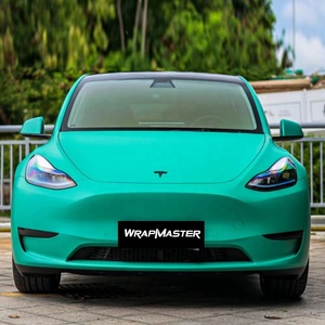 Vinilo Adhesivo para Autos WRAPMASTER, Vinilo Verde <span class=keywords><strong>Pino</strong></span> Mate para Envolver Vehículos, Película para Envoltura de Autos que Cambia de Color - Product Image 3