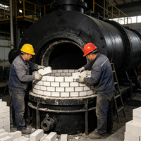 Brique réfractaire en alumine-chrome-zircone de qualité industrielle, 25 % de Cr2O3, pour zone haute température de réacteur à noire de carbone