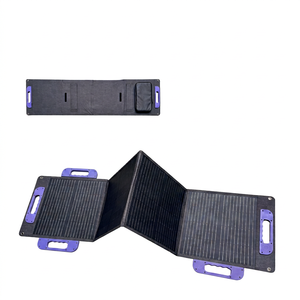 แผงโซลาร์เซลล์แบบพับได้ OEM/ODM 100W แบบสองหน้า โมโนคริสตัลไลน์ ประสิทธิภาพ 23% ได้รับการรับรองมาตรฐาน CE/ROHS/FCC 40 เซลล์ สำหรับการตั้งแคมป์ - Product Image 1