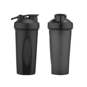 Botella de agua de proteína para deportes, Vaso Mezclador de proteína de plástico personalizado, venta al por mayor, 20oz, 2022