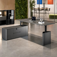 Bureau de direction électrique intelligent assis-debout, réglable en hauteur, mobilier haut de gamme minimaliste et moderne