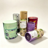 Emballage personnalisé pour cadeaux et artisanat, tube en carton, revêtement UV, gaufrage, boîtes rigides en papier recyclé