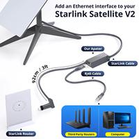 Adaptateur Ethernet Rectangulaire Filaire Externe Starlink Mini Internet Satellite V2 Gén. 2, Type Sans Fil en Stock