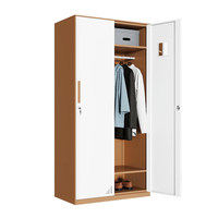 Armoire de rangement métallique avec serrure à clé pour école, bureau, dortoir, personnel, archives