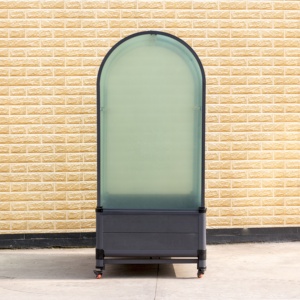 Portable Mini Movable Modern Metal <b>Frame</b> PVC <b>Raised</b> Garden <b>Bed</b> with Polycarbonate Greenhouse Eco-Friendly Plant Tent - Product Image 5