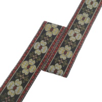 5CM Ethnic Style Embroidery Jacquard Webbing for Bag Straps Musical Instrument Straps Hat Decorative Accessories