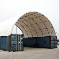 Tente de stockage robuste en PVC pour usage industriel et de stockage