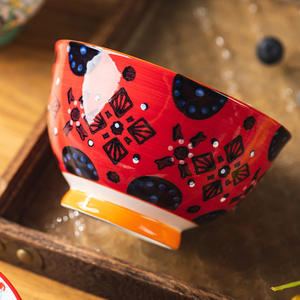 Cuenco de arroz de cerámica Fanhua, cuenco pequeño de alta belleza para el hogar - Product Image 6