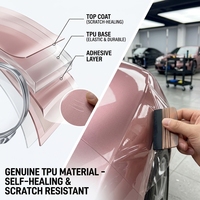 Film de protection de peinture (PPF) en TPU Crystal Bronze Gloss - Vinyle auto-cicatrisant pour enveloppement de voiture