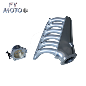 Kits de Colector de Admisión Plateado con Riel de Combustible y Cuerpo de Acelerador de 90 mm para M50 M52 E36 E46 325i <span class=keywords><strong>328i</strong></span> 323i M3 Z3 <span class=keywords><strong>M</strong></span> <span class=keywords><strong>PERFORMANCE</strong></span> - Product Image 3