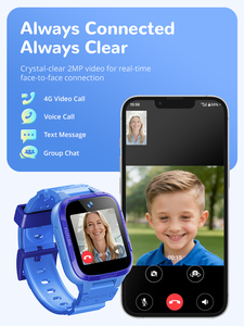 Montre connectée pour enfants Botslab E3 Pro, batterie 850 mAh, écran tactile, GPS, Bluetooth, bracelet en silicone, anti-choc, résistante à l'eau IPX7 - Product Image 1