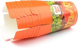 Confezione da 500 Scatole per Doner Bon Appetit (16 Oz/500ml) Scatola Pieghevole in Cartone per Alimenti per Noodle e Kebab da Asporto Cina - Product Image 2