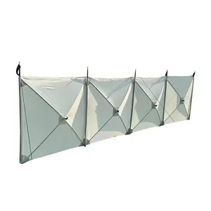 2024 Camping Windscreen Tent Picnic Windbreak Array Outdoor Hiking Oxford Waterproof Beach Uv Sun Protection Screen Tents