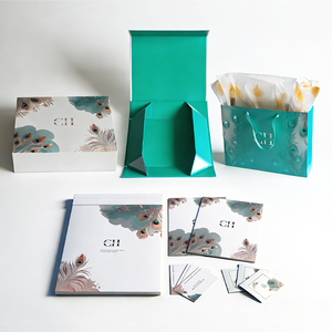 Luxe cadeauverpakking van papier op maat met logo-druk, premium verpakkingszak & envelopset voor cosmetica/kleding/branding - Product Image 1