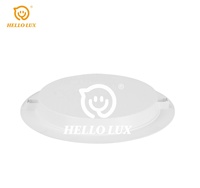 Eclairage de panneau lumineux rond 18W, nouveau modèle privé, rétroéclairage led encastré en plastique