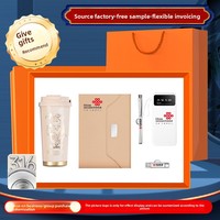 Coffret Cadeau d'Entreprise - Design Minimaliste Gravure Laser Souvenir d'Entreprise Personnalisé Haut de Gamme pour le Renforcement d'Équipe et les Anniversaires