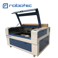 Petite et moyenne machine de gravure et de découpe laser CNC robotec 80W 120W 150W CO2 pour verre bois MDF acrylique de publicité