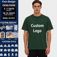 Kaos Oblong Katun Murni 260g Model Drop Shoulder, Grosir Pabrik, OEM ODM, Sablon Custom, Ukuran Besar, Bahan Katun Tebal