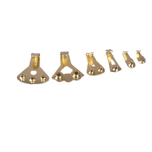 Cenfeng – Lot de 120 crochets en cuivre sans trace pour clous, crochets métalliques pour tableaux, accessoires de quincaillerie pour cuisine et salle de bain, boîte en PP - Product Image 4