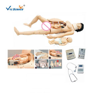 Model Manekin Simulasi Persalinan Ilmu Kedokteran, Peralatan Pelatihan Darurat Ibu dan Bayi, Bahan Plastik PVC - Product Image 2