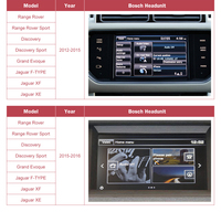 Soporte de Tablero para Coche con Carplay Inalámbrico y Android Auto para Jaguar F-TYPE/XF/XE 2012-2018, Navegación USB, Caja DSP Ai con Cámara de Reversa