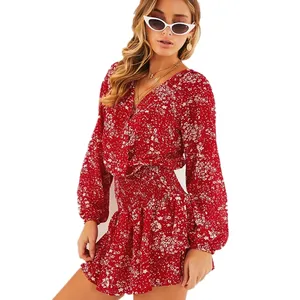 Online shopping summer Brazil style women dresses printing pattched sexy casual lady clothing