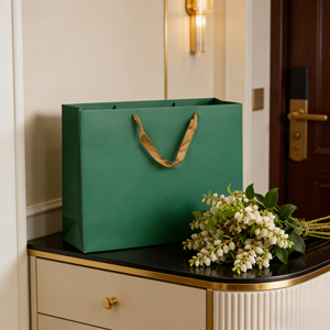 Bolsas de Papel de Lujo Impresas Personalizadas para Ropa y Calzado, Bolsas de Regalo Ecológicas Reciclables Premium - Product Image 5