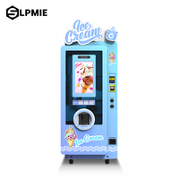 Mesin Penjual Es Krim Soft Serve Sistem Telemetri, Manajemen Penjualan Jarak Jauh, Pengoperasian Mudah untuk Tempat Wisata Luar Ruangan
