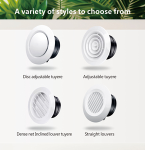 غطاء مسننات تهوية دائري من البلاستيك مزود بغطاء علوي من كلوريد البولي فينيل لتنظيف التهوية وفي جميع أنحاء المدينة - Product Image 4