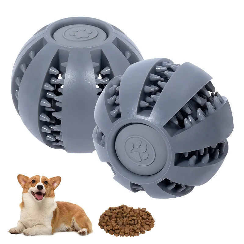 Lebensmittel qualität im Freien Unzerstörbarer Pet Ball Slow Feeder Zahnen Kauen Spielzeug Hund Kau spielzeug Pet Toys For Medium Large Breed Hunde