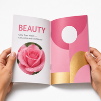 Service d'impression de livres personnalisés à bas prix dans le Jiangsu avec reliure parfaite offset pour catalogue d'entreprise, brochure, dépliant sur papier couché