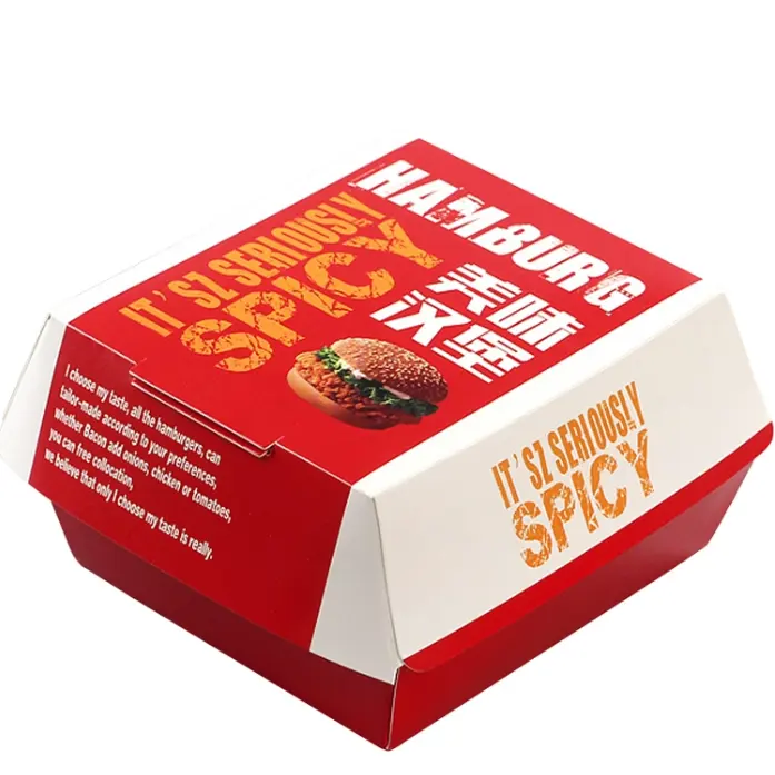 Fabrik heißer Verkauf Burger Form Lunchbox traf Logo