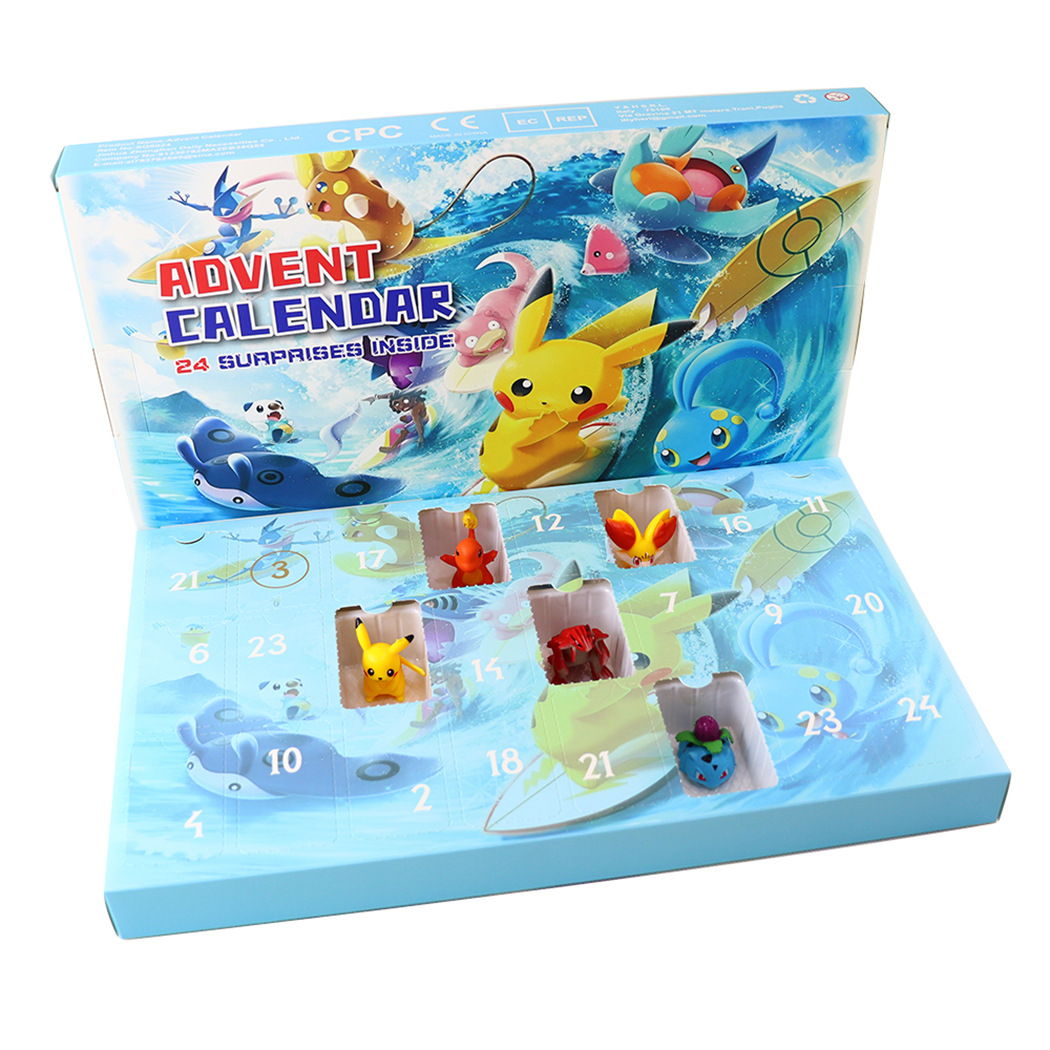 24 Pokémon Pokémon [Embalaje en bolsa OPP de caja colorida]