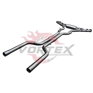 ท่อไอเสีย Vortex SS304 Catback สำหรับ BMW X5M F95 X6M F96 S63 4.4T V8 ระบบวาล์วทรอนิก พร้อมปลายท่อสีดำเงาแบบ Quad - Product Image 4