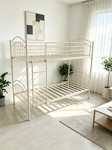 <span class=keywords><strong>Lit</strong></span> superposé double <span class=keywords><strong>en</strong></span> fer forgé <span class=keywords><strong>avec</strong></span> <span class=keywords><strong>bureau</strong></span> intégré, style loft, surélevé, gain de place, pour intérieur - Product Image 4