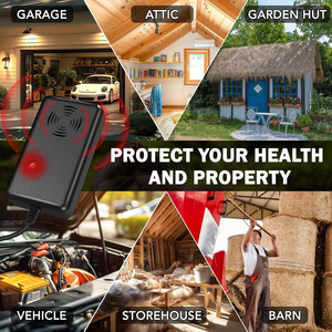 <span class=keywords><strong>Répulsif</strong></span> à ultrasons anti-nuisibles haute puissance, <span class=keywords><strong>efficace</strong></span>, à brancher, en ABS solide, écologique, pour entrepôt, garage, grenier, restaurant - Product Image 3
