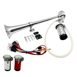 <b>Car</b> <b>Horn</b>,<b>Car</b> <b>Horn</b> Modification, 17-inch Single-Tube Air <b>Horn</b>, 12V Electric Pump <b>Horn</b>,12v air Compressor - Product Image 1