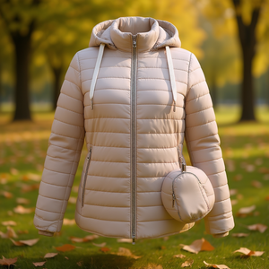 HDJ Plus Size Lightweight Cotton 44-54 FB-66 <b>Women</b> Plus Size Coat <b>Jacket</b> - Product Image 3