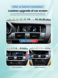 Écran multimédia HFmidia 12,3 pouces pour BMW X3 F25 X4 F26 CIC NBT EVO, CarPlay sans fil, Android Auto, lecteur vidéo embarqué - Product Image 4