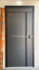 Puerta de Seguridad Metálica de Diseño Moderno para Uso en Exteriores, para Entrada Principal de Viviendas, Apartamentos y Villas - Product Image 4