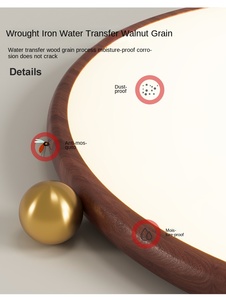 ไฟเพดานอัจฉริยะเปลี่ยนสีได้โคมไฟเพดาน LED ทันสมัยสำหรับบ้านสำนักงาน - Product Image 2