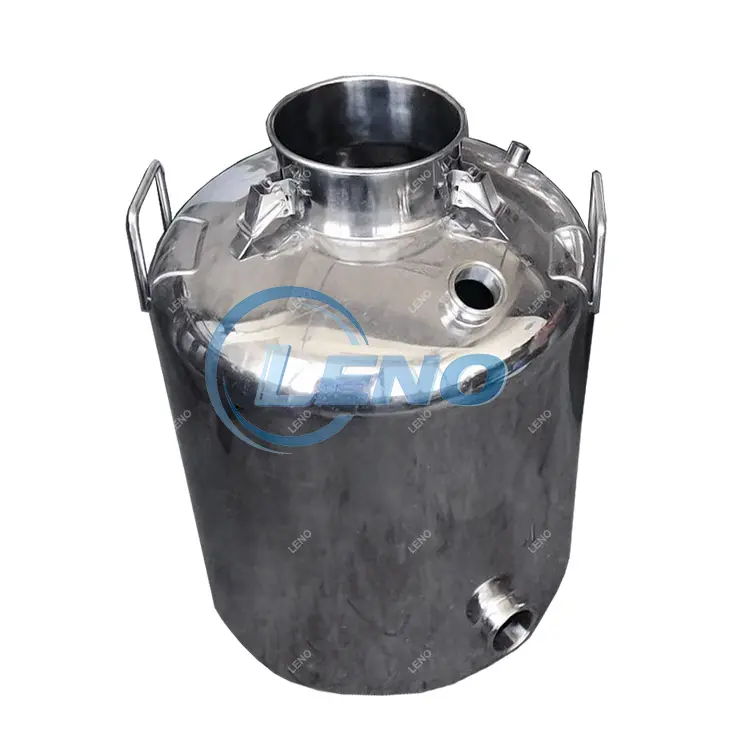 Tanque de acero inoxidable de 20L, 30L, 70L, 100L, 200L, 300L, accesorios para destilador de Alcohol