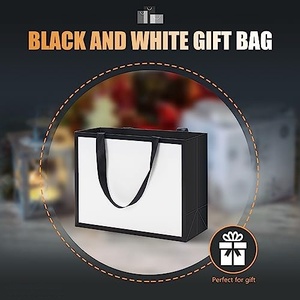 Bolsa de Papel de Regalo de Lujo para Promociones de Pequeñas Empresas, Impresa con su Propio Logotipo, Personalizada, para Ropa, Joyería, Bolsa de Papel Grande - Product Image 4